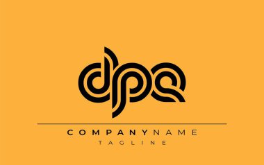 DPE Yaratıcı Eşsiz Modern Harf Logosu Tasarımı. Benzersiz bir harf dizaynına sahip stilize logo, soyut minimalist estetik ve modern cazibe sunar.