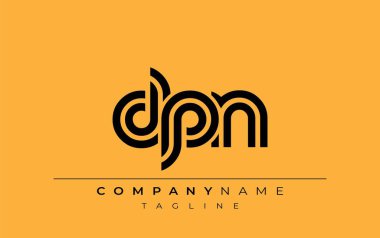 DPN Yaratıcı Eşsiz Modern Harf Logosu Tasarımı. Benzersiz bir harf dizaynına sahip stilize logo, soyut minimalist estetik ve modern cazibe sunar.