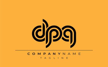 DPQ Yaratıcı Eşsiz Modern Harf Logosu Tasarımı. Benzersiz bir harf dizaynına sahip stilize logo, soyut minimalist estetik ve modern cazibe sunar.