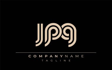 JPG Yaratıcı Eşsiz Modern Harf Logosu Tasarımı. Benzersiz bir harf dizaynına sahip stilize logo, soyut minimalist estetik ve modern cazibe sunar.
