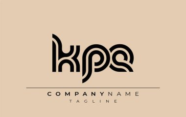 KPE Yaratıcı Eşsiz Modern Harf Logosu Tasarımı. Benzersiz bir harf dizaynına sahip stilize logo, soyut minimalist estetik ve modern cazibe sunar.