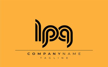 LPQ Yaratıcı Eşsiz Modern Harf Logosu Tasarımı. Benzersiz bir harf dizaynına sahip stilize logo, soyut minimalist estetik ve modern cazibe sunar.