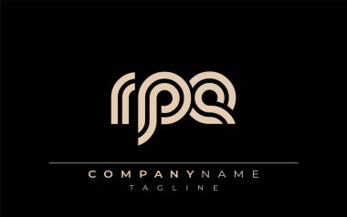 RPE Yaratıcı Eşsiz Modern Harf Logosu Tasarımı. Benzersiz bir harf dizaynına sahip stilize logo, soyut minimalist estetik ve modern cazibe sunar.