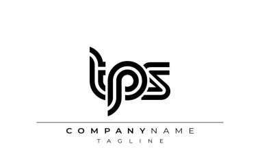TPS Yaratıcı Eşsiz Modern Harf Logosu Tasarımı. Benzersiz bir harf dizaynına sahip stilize logo, soyut minimalist estetik ve modern cazibe sunar.