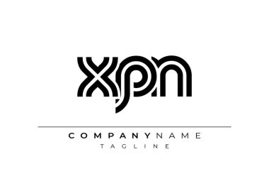 XPN Yaratıcı Eşsiz Modern Harf Logosu Tasarımı. Benzersiz bir harf dizaynına sahip stilize logo, soyut minimalist estetik ve modern cazibe sunar.