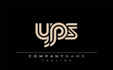YPS Yaratıcı Eşsiz Modern Harf Logosu Tasarımı. Benzersiz bir harf dizaynına sahip stilize logo, soyut minimalist estetik ve modern cazibe sunar.
