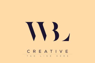 WBL soyut harf logosu tasarımı. Bu logo üç soyut harf tarafından tasarlanmıştır..