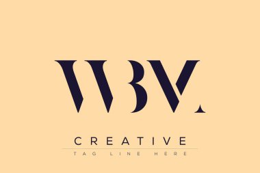 WBM soyut harf logosu tasarımı. Bu logo üç soyut harf tarafından tasarlanmıştır..