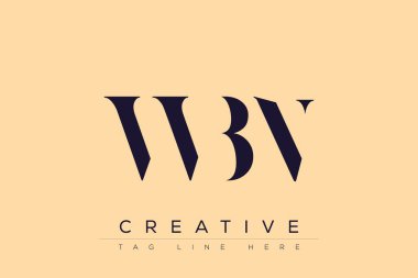 WBN soyut harf logosu tasarımı. Bu logo üç soyut harf tarafından tasarlanmıştır..