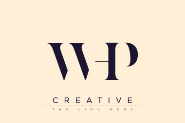 WhP soyut harf logosu tasarımı. Bu logo üç soyut harf tarafından tasarlanmıştır..