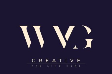 WMG soyut harf logosu tasarımı. Bu logo üç soyut harf tarafından tasarlanmıştır..