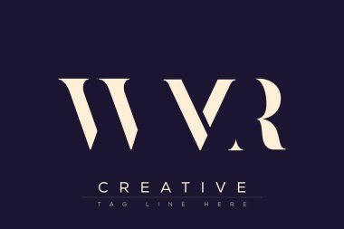 WMR soyut harf logosu tasarımı. Bu logo üç soyut harf tarafından tasarlanmıştır..