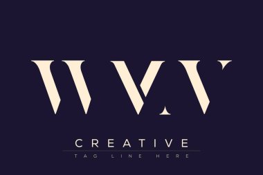 WMV soyut harf logosu tasarımı. Bu logo üç soyut harf tarafından tasarlanmıştır..