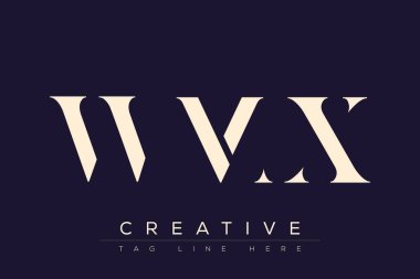 WMX soyut harf logosu tasarımı. Bu logo üç soyut harf tarafından tasarlanmıştır..
