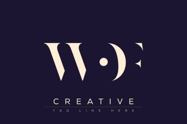 Soyut harf logosu tasarımı. Bu logo üç soyut harf tarafından tasarlanmıştır..