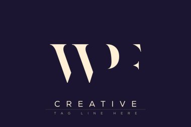 WPF soyut harf logosu tasarımı. Bu logo üç soyut harf tarafından tasarlanmıştır..