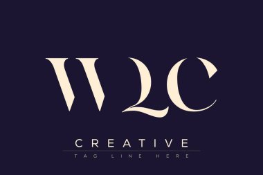 WQC soyut harf logosu tasarımı. Bu logo üç soyut harf tarafından tasarlanmıştır..