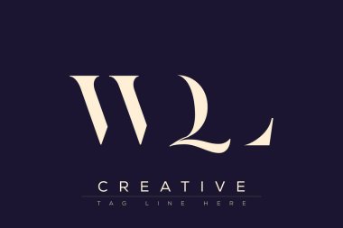 WQL soyut harf logosu tasarımı. Bu logo üç soyut harf tarafından tasarlanmıştır..