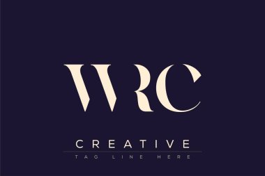 WRC soyut harf logosu tasarımı. Bu logo üç soyut harf tarafından tasarlanmıştır..