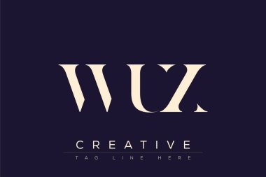 WUX soyut harf logosu tasarımı. Bu logo üç soyut harf tarafından tasarlanmıştır..