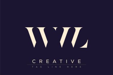 WWL soyut harf logosu tasarımı. Bu logo üç soyut harf tarafından tasarlanmıştır..