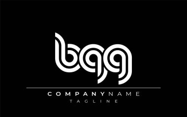 BQG Yaratıcı Eşsiz Modern Harf Logosu Tasarımı. Benzersiz bir harf dizaynına sahip stilize logo, soyut minimalist estetik ve modern cazibe sunar.