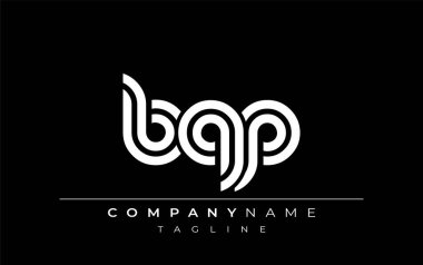 BQP Yaratıcı Eşsiz Modern Harf Logosu Tasarımı. Benzersiz bir harf dizaynına sahip stilize logo, soyut minimalist estetik ve modern cazibe sunar.