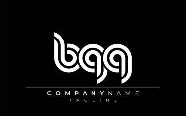 BQQ Yaratıcı Eşsiz Modern Harf Logosu Tasarımı. Benzersiz bir harf dizaynına sahip stilize logo, soyut minimalist estetik ve modern cazibe sunar.