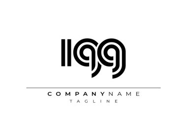 IQG Yaratıcı Eşsiz Modern Harf Logosu Tasarımı. Benzersiz bir harf dizaynına sahip stilize logo, soyut minimalist estetik ve modern cazibe sunar.