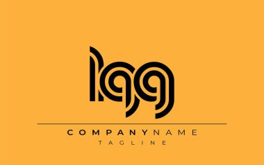 LQG Yaratıcı Eşsiz Modern Harf Logosu Tasarımı. Benzersiz bir harf dizaynına sahip stilize logo, soyut minimalist estetik ve modern cazibe sunar.