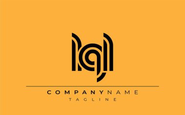 LQL Yaratıcı Eşsiz Modern Harf Logosu Tasarımı. Benzersiz bir harf dizaynına sahip stilize logo, soyut minimalist estetik ve modern cazibe sunar.