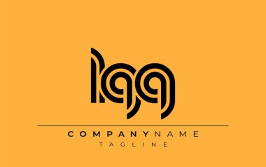 LQQ Yaratıcı Eşsiz Modern Harf Logosu Tasarımı. Benzersiz bir harf dizaynına sahip stilize logo, soyut minimalist estetik ve modern cazibe sunar.