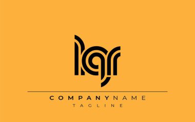 LQR Yaratıcı Eşsiz Modern Harf Logosu Tasarımı. Benzersiz bir harf dizaynına sahip stilize logo, soyut minimalist estetik ve modern cazibe sunar.