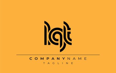 LQT Yaratıcı Eşsiz Modern Harf Logosu Tasarımı. Benzersiz bir harf dizaynına sahip stilize logo, soyut minimalist estetik ve modern cazibe sunar.