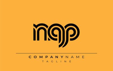 NQP Yaratıcı Eşsiz Modern Harf Logosu Tasarımı. Benzersiz bir harf dizaynına sahip stilize logo, soyut minimalist estetik ve modern cazibe sunar.