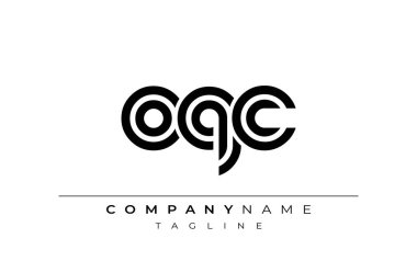 OQC Yaratıcı Eşsiz Modern Harf Logosu Tasarımı. Benzersiz bir harf dizaynına sahip stilize logo, soyut minimalist estetik ve modern cazibe sunar.