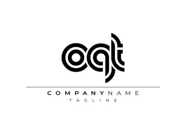 OQT Yaratıcı Eşsiz Modern Harf Logosu Tasarımı. Benzersiz bir harf dizaynına sahip stilize logo, soyut minimalist estetik ve modern cazibe sunar.