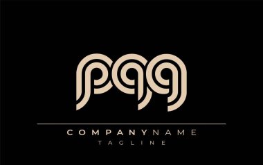 PQG Yaratıcı Eşsiz Modern Harf Logosu Tasarımı. Benzersiz bir harf dizaynına sahip stilize logo, soyut minimalist estetik ve modern cazibe sunar.