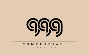 QQG Yaratıcı Eşsiz Modern Harf Logosu Tasarımı. Benzersiz bir harf dizaynına sahip stilize logo, soyut minimalist estetik ve modern cazibe sunar.