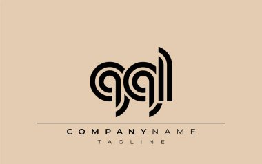 QQL Yaratıcı Eşsiz Modern Harf Logosu Tasarımı. Benzersiz bir harf dizaynına sahip stilize logo, soyut minimalist estetik ve modern cazibe sunar.