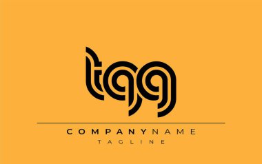 TQG Yaratıcı Eşsiz Modern Harf Logosu Tasarımı. Benzersiz bir harf dizaynına sahip stilize logo, soyut minimalist estetik ve modern cazibe sunar.