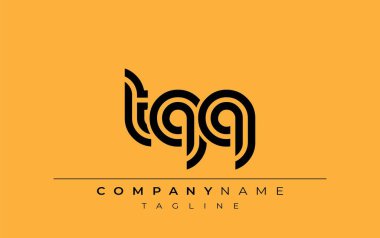 TQQ Yaratıcı Eşsiz Modern Harf Logosu Tasarımı. Benzersiz bir harf dizaynına sahip stilize logo, soyut minimalist estetik ve modern cazibe sunar.
