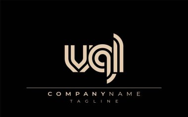 VQL Yaratıcı Eşsiz Modern Harf Logosu Tasarımı. Benzersiz bir harf dizaynına sahip stilize logo, soyut minimalist estetik ve modern cazibe sunar.