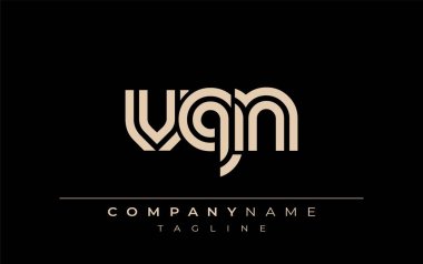 VQN Yaratıcı Eşsiz Modern Harf Logosu Tasarımı. Benzersiz bir harf dizaynına sahip stilize logo, soyut minimalist estetik ve modern cazibe sunar.