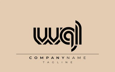 WQL Yaratıcı Eşsiz Modern Harf Logosu Tasarımı. Benzersiz bir harf dizaynına sahip stilize logo, soyut minimalist estetik ve modern cazibe sunar.