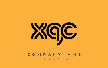 XQC Yaratıcı Eşsiz Modern Harf Logosu Tasarımı. Benzersiz bir harf dizaynına sahip stilize logo, soyut minimalist estetik ve modern cazibe sunar.