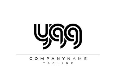 YQG Yaratıcı Eşsiz Modern Harf Logosu Tasarımı. Benzersiz bir harf dizaynına sahip stilize logo, soyut minimalist estetik ve modern cazibe sunar.