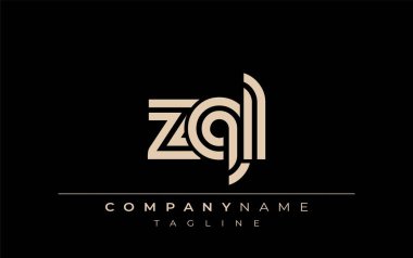 ZQL Yaratıcı Eşsiz Modern Harf Logosu Tasarımı. Benzersiz bir harf dizaynına sahip stilize logo, soyut minimalist estetik ve modern cazibe sunar.
