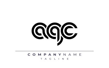 AQC Yaratıcı Eşsiz Modern Harf Logosu Tasarımı. Benzersiz bir harf dizaynına sahip stilize logo, soyut minimalist estetik ve modern cazibe sunar.