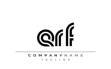 ERF Yaratıcı Eşsiz Modern Harf Logosu Tasarımı. Benzersiz bir harf dizaynına sahip stilize logo, soyut minimalist estetik ve modern cazibe sunar.
